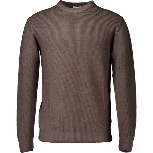 Round-neck Knitwear, male, , Size: L Round Neck Sweater - Gentiluomo - Modalova