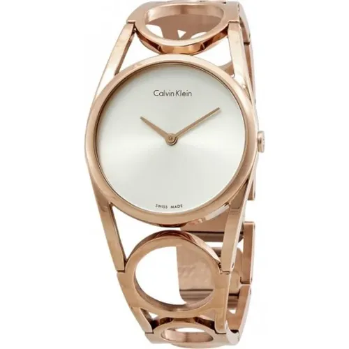 Rose Gold Quartz Women`s Watch - Timeless Elegance , female, Sizes: ONE SIZE - Calvin Klein - Modalova