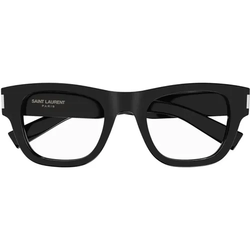 Classic Square Frame Eyeglasses , unisex, Sizes: 50 MM - Saint Laurent - Modalova