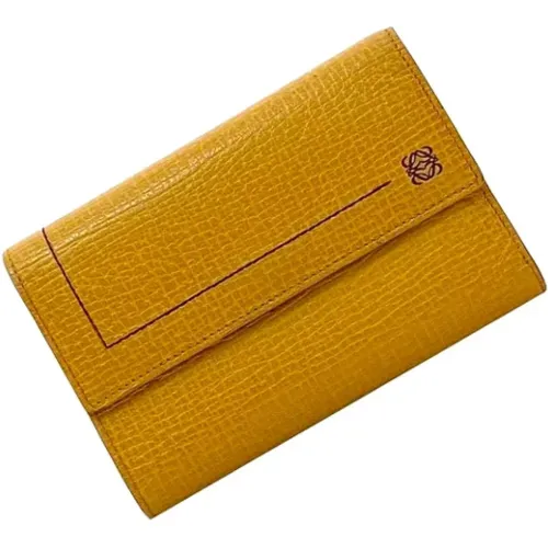 Pre-owned Wallets, female, , Size: ONE SIZE Pre-owned Leather wallets - Loewe Pre-owned - Modalova