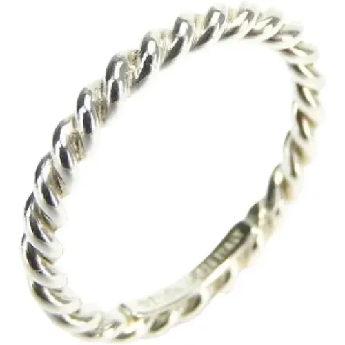 Pre-owned Jewellery, female, , Size: ONE SIZE Pre-owned Silver rings - Tiffany & Co. Pre-owned - Modalova