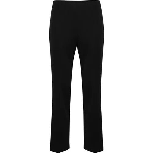 Cropped Elastic Waist Pants , female, Sizes: M, XL, S - Saint Tropez - Modalova