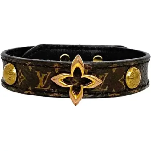 Pre-owned Leather bracelets , female, Sizes: ONE SIZE - Louis Vuitton Vintage - Modalova