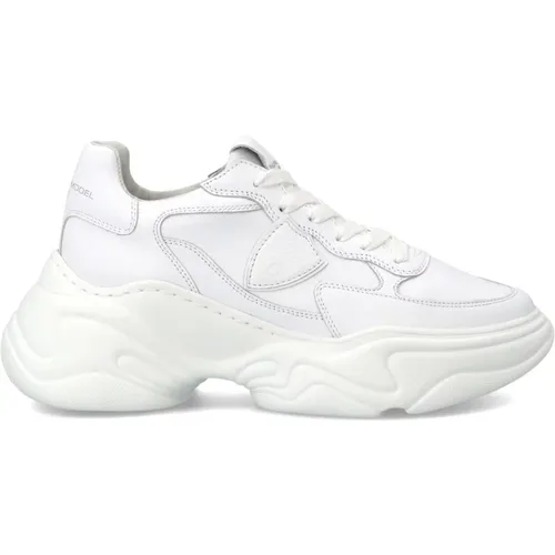 Weiße Rivoli Low Top Sneakers , Damen, Größe: 39 EU - Philippe Model - Modalova