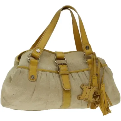 Pre-owned Canvas celine-bags , female, Sizes: ONE SIZE - Celine Vintage - Modalova