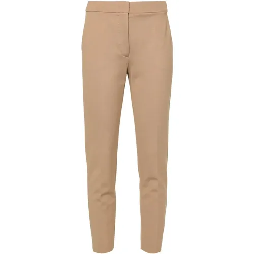 Cropped Trousers, female, , Size: XS Slim Cropped Trousers - Max Mara - Modalova