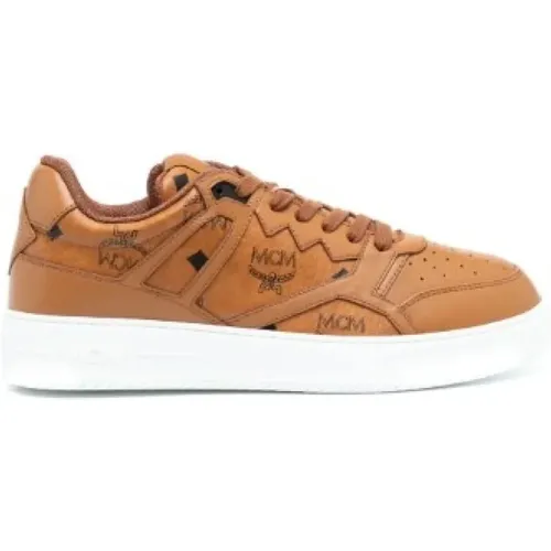 Sneakers, male, , Size: 9 US Neo Derby Visetos Sneakers - MCM - Modalova