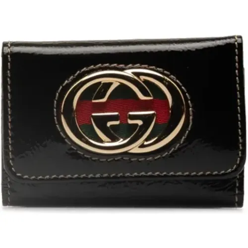 Pre-owned Accessories, female, , Size: ONE SIZE Pre-owned Leather key-holders - Gucci Vintage - Modalova