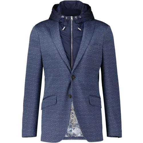 Blazers, male, , Size: XL Removable Hood Jacket with Paisley Lining - ETRO - Modalova