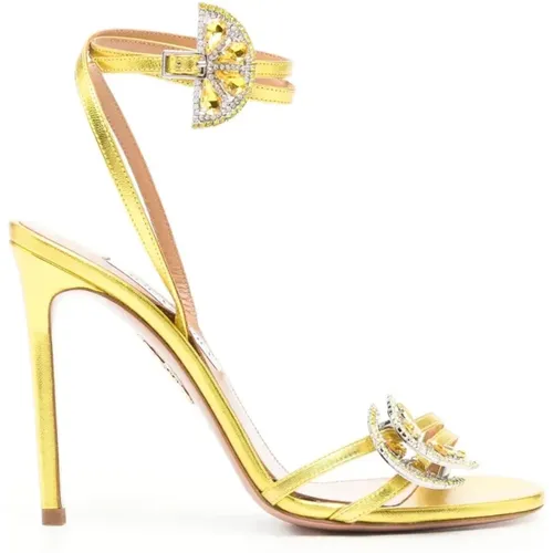 Lemon Jewel Sandals , female, Sizes: 6 UK - Aquazzura - Modalova