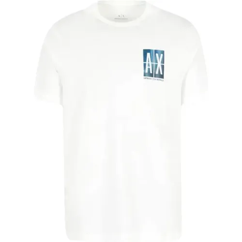 Bedrucktes Logo T-Shirt , Herren, Größe: XL - Armani Exchange - Modalova