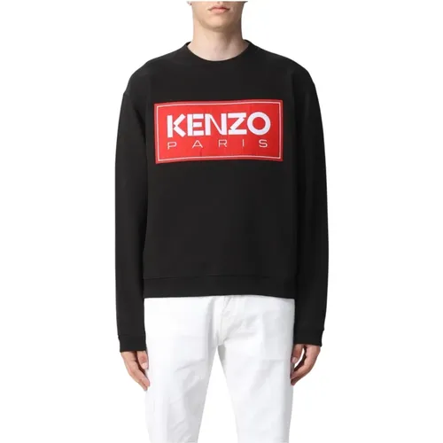 Embroidered Cotton Sweater , male, Sizes: S, XL - Kenzo - Modalova