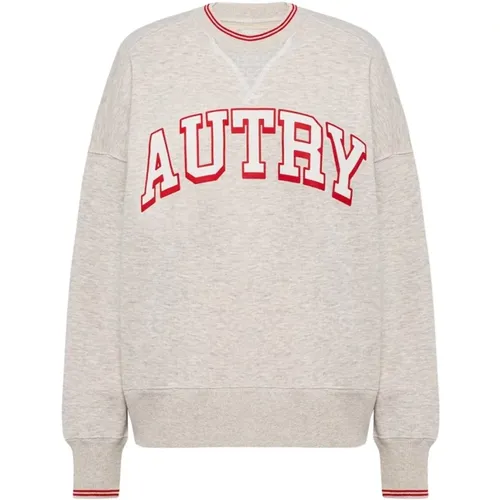 Logo Crewneck Sweatshirt , female, Sizes: S - Autry - Modalova