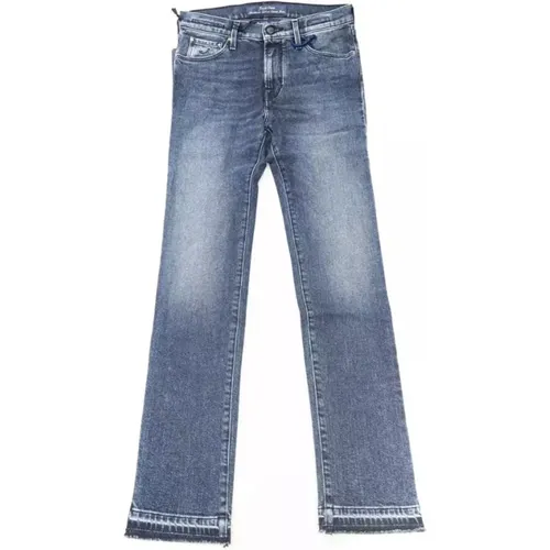 Elegante Slim Fringe Jeans , Damen, Größe: W28 - Jacob Cohën - Modalova
