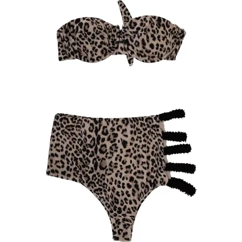 Bikinis, female, , Size: M Animal Print Bikini Set - Me-Fui - Modalova