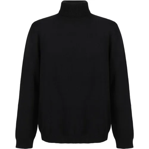 Turtlenecks, male, , Size: S Merino Wool Turtleneck Sweater - Roberto Collina - Modalova