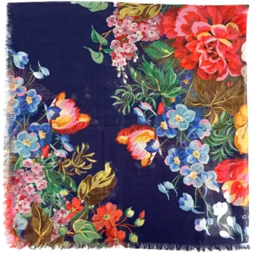 Pre-owned Wool scarves , female, Sizes: ONE SIZE - Gucci Vintage - Modalova