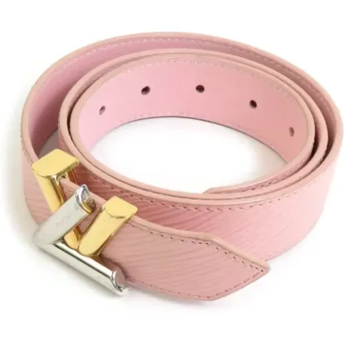 Pre-owned Leather belts , female, Sizes: ONE SIZE - Louis Vuitton Vintage - Modalova