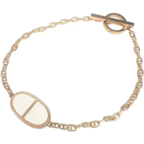 Pre-owned Jewellery, female, , Size: ONE SIZE Pre-owned Rose Gold bracelets - Hermès Vintage - Modalova