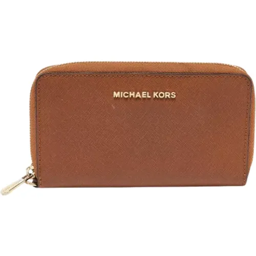 Pre-owned Wallets, female, , Size: ONE SIZE Pre-owned Leather wallets - Michael Kors Pre-owned - Modalova