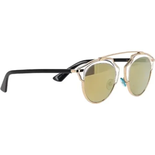 Pre-owned Accessories, female, , Size: ONE SIZE Pre-owned Metal sunglasses - Dior Vintage - Modalova