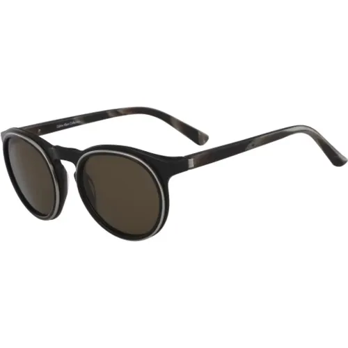 Stylish Ck8571S-001 Sunglasses in /Brown , unisex, Sizes: 51 MM - Calvin Klein - Modalova