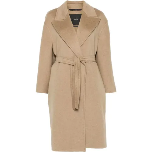 Cashmere Coat with Belt , female, Sizes: XS, 2XS - Max Mara - Modalova