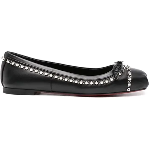 Flat Shoes Elegant Style , female, Sizes: 5 UK, 4 UK - Christian Louboutin - Modalova