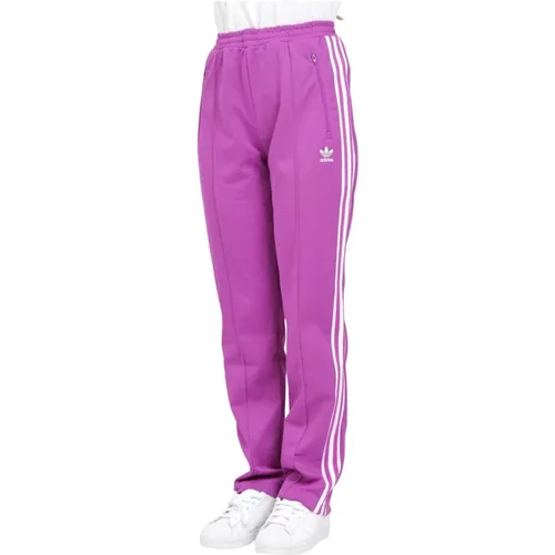 Sportliche Beckenbauer Lila Damen Hose , Damen, Größe: M - adidas Originals - Modalova