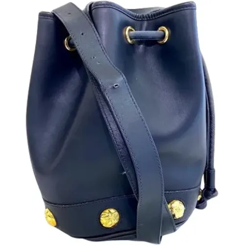 Pre-owned Bucket Bags, female, , Size: ONE SIZE Pre-owned Leather shoulder-bags - Salvatore Ferragamo Pre-owned - Modalova