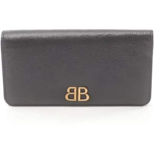 Pre-owned Wallets, female, , Size: ONE SIZE Pre-owned Leather wallets - Balenciaga Vintage - Modalova