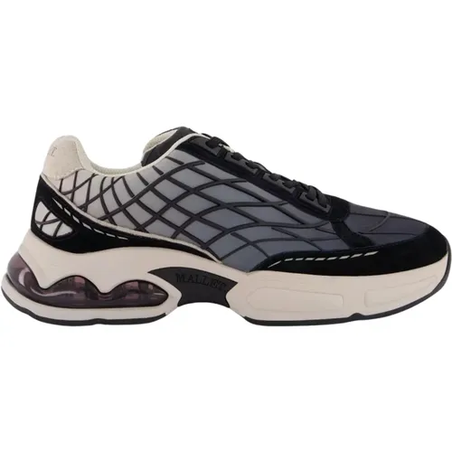 Neptun Dip Sneaker Black/Beige , male, Sizes: 9 UK, 7 UK, 11 UK, 6 UK, 10 UK, 8 UK - Mallet Footwear - Modalova
