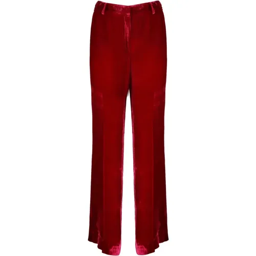 Relur Velvet Trousers , female, Sizes: L, M - P.a.r.o.s.h. - Modalova