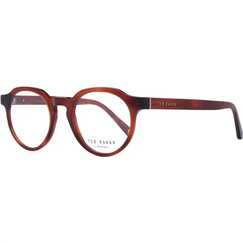 Glasses, male, , Size: ONE SIZE Round Acetate Optical Frames - Ted Baker - Modalova