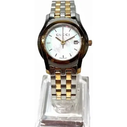 Pre-owned Watches, female, , Size: ONE SIZE Pre-owned Metal watches - Gucci Vintage - Modalova