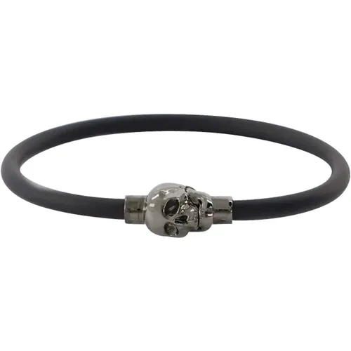 Bracelets, male, , Size: M Skull Bracelet - alexander mcqueen - Modalova