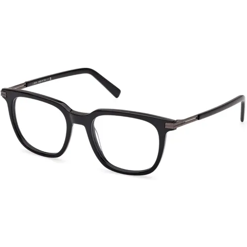 Glasses, unisex, , Size: 52 MM Grey Eyewear Frames Ez5273 - Ermenegildo Zegna - Modalova