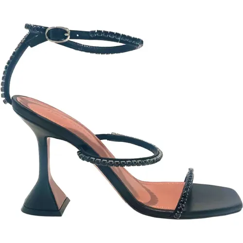 Leather Sandals , female, Sizes: 3 1/2 UK, 7 UK, 6 UK - Amina Muaddi - Modalova