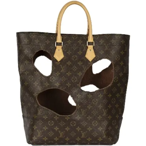 Louis Vuitton x Comme des Garçons Burned Holes Monogram Tote Bag , female, Sizes: ONE SIZE - Louis Vuitton Vintage - Modalova