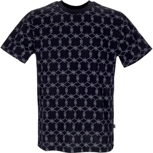 Monogram Tee Short Sleeve Cotton , male, Sizes: S, XL, M, L - Dolly Noire - Modalova