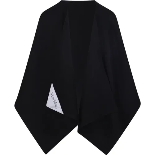 Capes, female, , Size: ONE SIZE Cape Coat with Style Name - Max Mara - Modalova