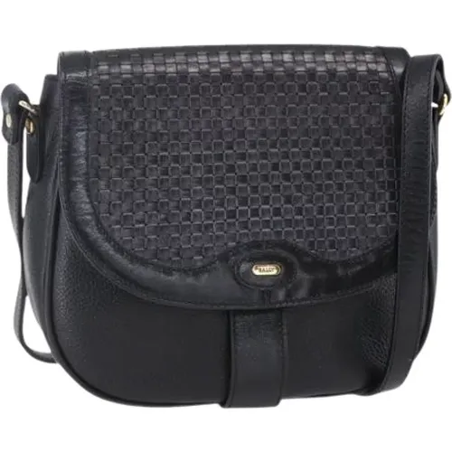 Pre-owned Cross Body Bags, female, , Size: ONE SIZE Pre-owned Leather Shoulder Bag - Bally Pre-owned - Modalova