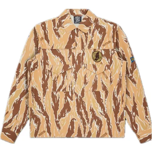Desert Camo Popover Shirt , male, Sizes: L, M, XL - Billionaire Boys Club - Modalova