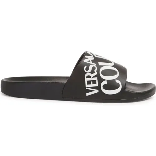 Schwarze Sandalen für Frauen , Herren, Größe: 41 EU - Versace Jeans Couture - Modalova