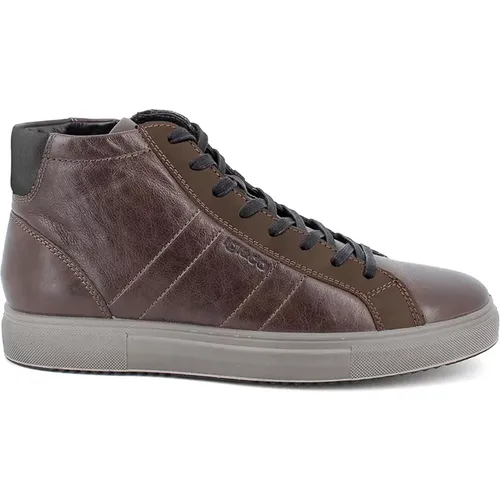 Vintage Leather High-Top Sneakers , male, Sizes: 6 UK - IGI&Co - Modalova