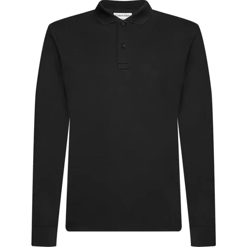 Slim Fit Liquid Touch Polo Shirt , Herren, Größe: L - Calvin Klein - Modalova