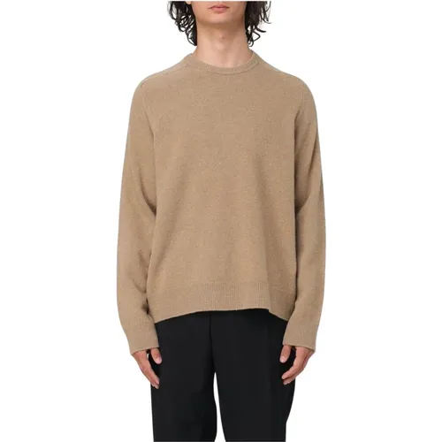 Cashmere Knitwear, male, , Size: M Cashmere Crew Neck Jumper Relaxed Fit - Maison Margiela - Modalova