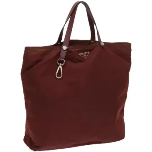 Pre-owned Tote Bags, female, , Size: ONE SIZE Pre-owned Nylon handbags - Prada Vintage - Modalova