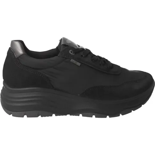 Schwarze Gore-Tex Damen Sportschuhe , Damen, Größe: 36 EU - IGI&Co - Modalova