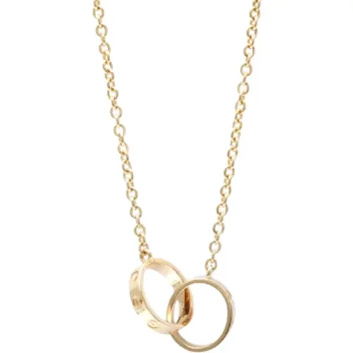 Pre-owned Jewellery, female, , Size: ONE SIZE Pre-owned Rose Gold necklaces - Cartier Vintage - Modalova